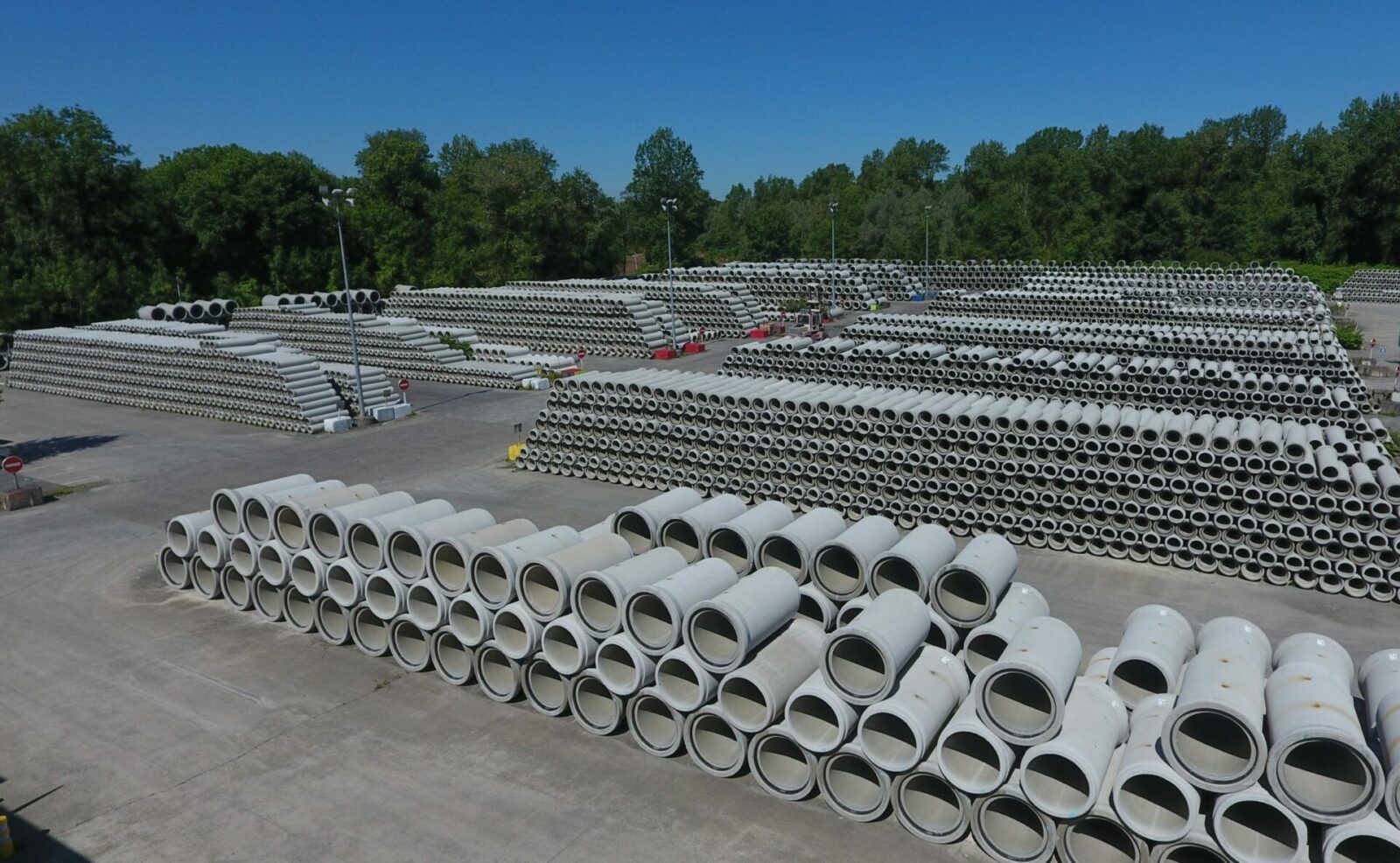 usine de préfabrication de tuyaux d'Abos