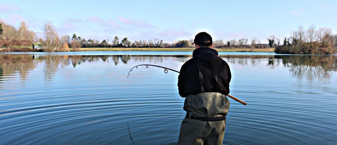 pêche au lac de Laroin